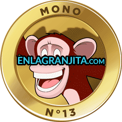 Animalito Mono utilizado en los resultados de los sorteos de la Lotería La Granjita