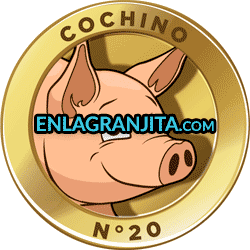 Animalito Cochino utilizado en los resultados de los sorteos de la Lotería La Granjita