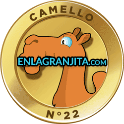 Animalito Camello utilizado en los resultados de los sorteos de la Lotería La Granjita