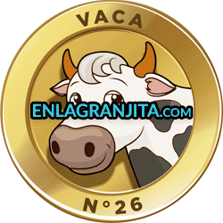 Animalito Vaca utilizado en los resultados de los sorteos de la Lotería La Granjita